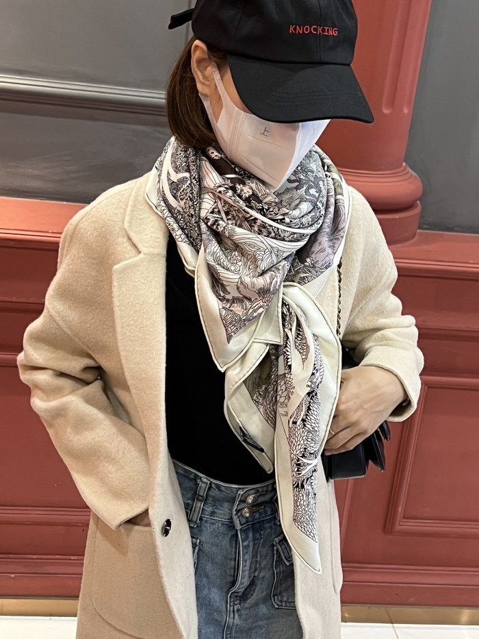 Streetwear Scarf Hermes 328997 SIZE:140cm*140cm
