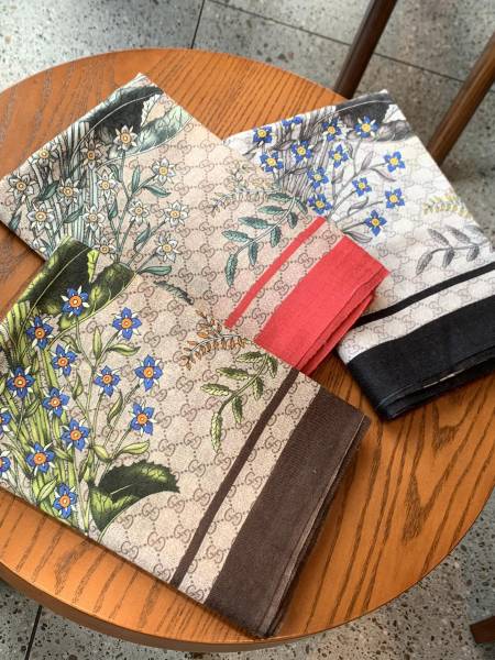 Streetwear Scarf GUCCI 328984 SIZE:110*200cm 