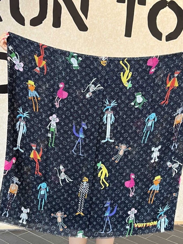 Streetwear Scarf LV 328991 SIZE:110*200cm