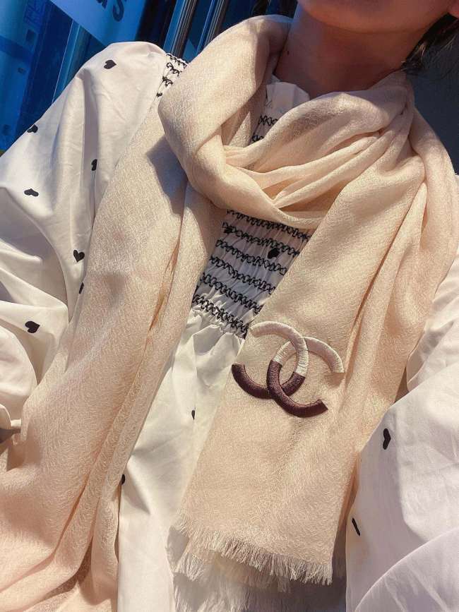 Streetwear Scarf CHANEL 329006 SIZE:105*180cm