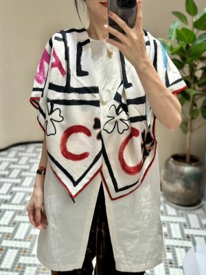 Streetwear Scarf CHANEL 328989 SIZE:110*110cm