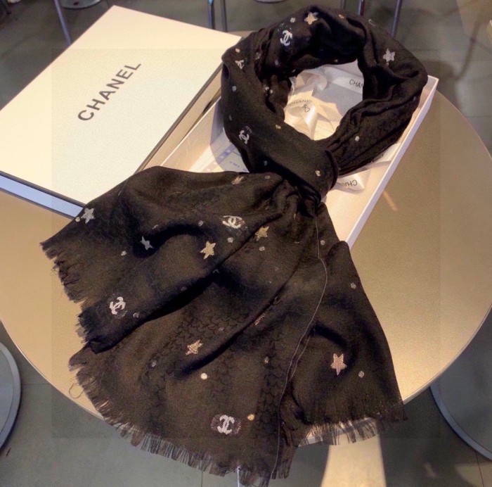 Streetwear Scarf CHANEL 329007 SIZE:90*200cm