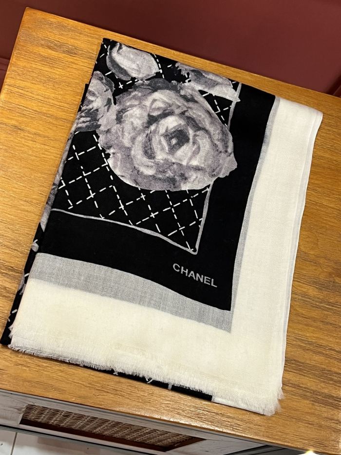 Streetwear Scarf CHANEL 328978 size:100×200cm