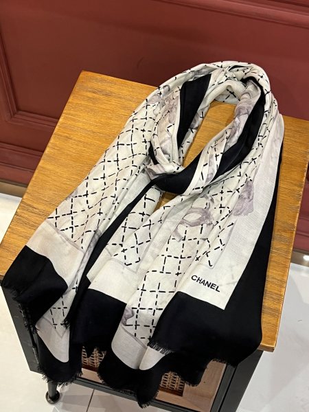 Streetwear Scarf CHANEL 328979 size:100×200cm
