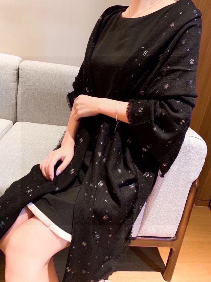 Streetwear Scarf CHANEL 329007 SIZE:90*200cm