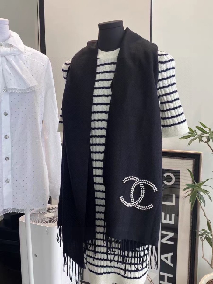 Streetwear Scarf CHANEL  329014 SIZE:70*200cm