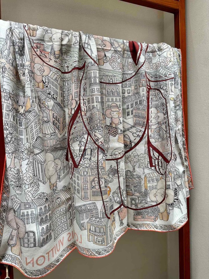 Streetwear Scarf LV 328994 SIZE:140*140cm
