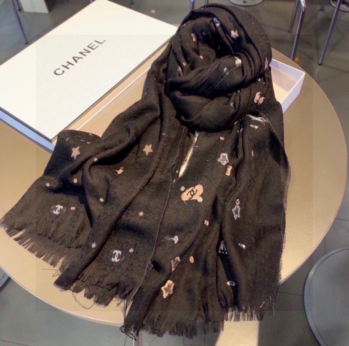 Streetwear Scarf CHANEL 329007 SIZE:90*200cm