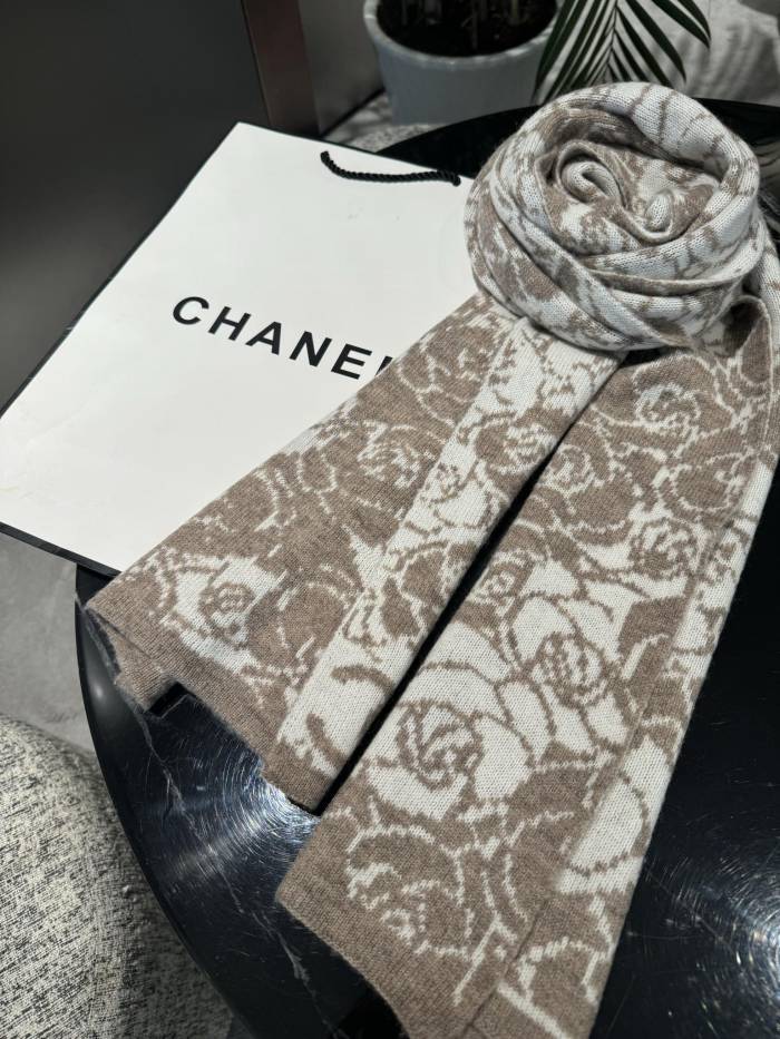 Streetwear Scarf CHANEL 328960 SIZE:180×30cm
