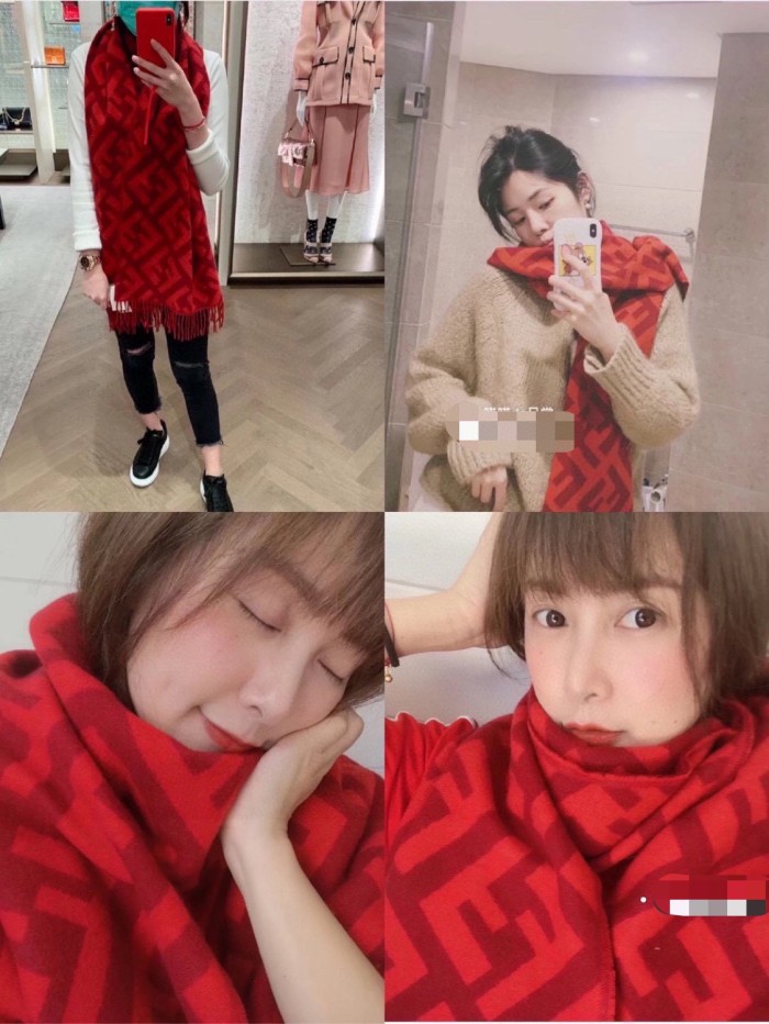 Streetwear Scarf Fendi 328875