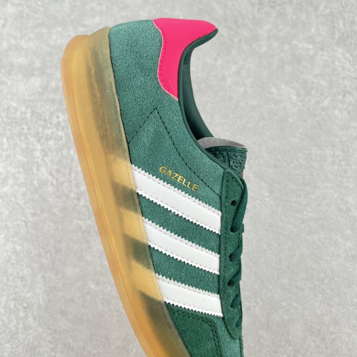 adidas Gazelle Indoor Collegiate Green Lucid Pink (Women's)