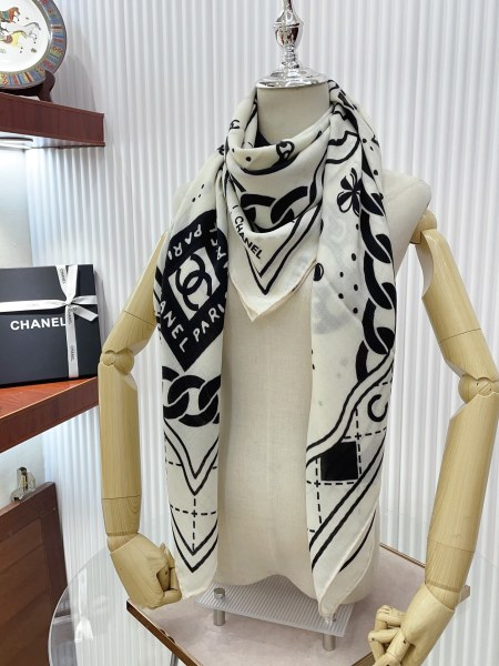 Streetwear Scarf CHANEL 328831 size:140*140cm