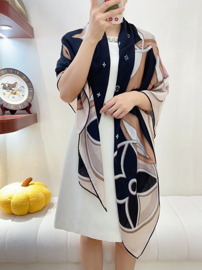 Streetwear Scarf LV 328839 size:140*140cm