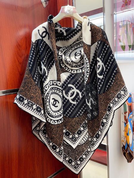 Streetwear Scarf CHANEL 328805 size:140*140cm