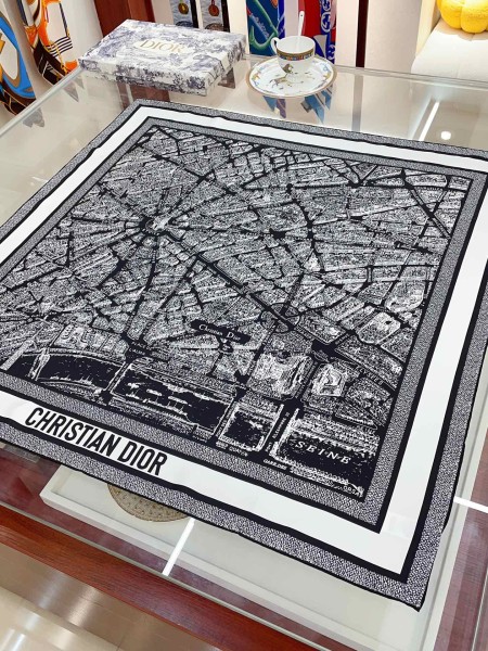 Streetwear Scarf Dior 328812 size: 90*90cm