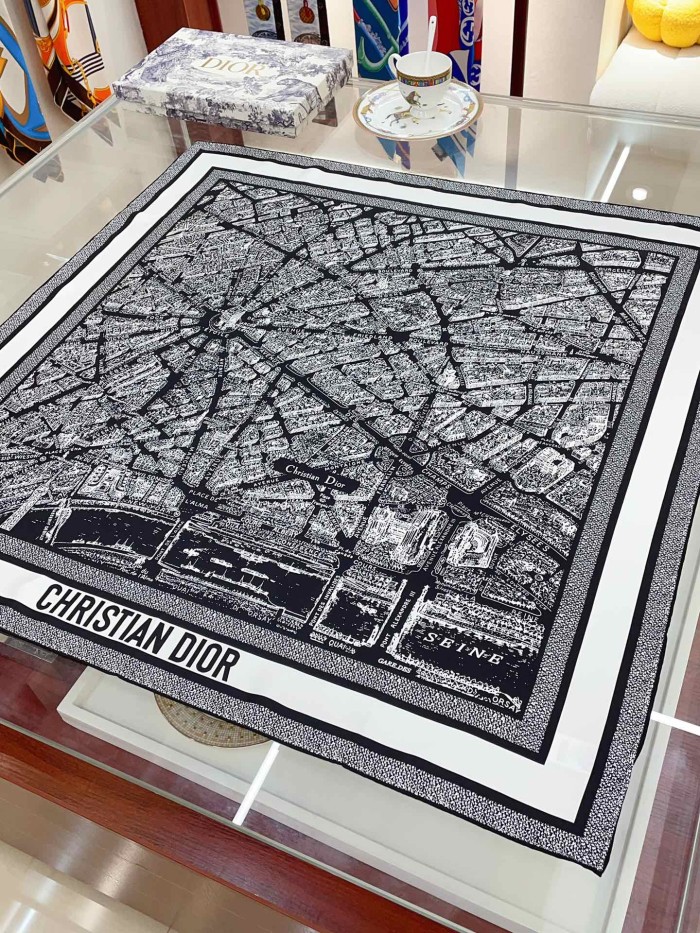 Streetwear Scarf Dior 328812 size: 90*90cm