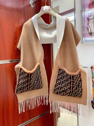Streetwear Scarf FENDI 328835 size:38cm*210cm