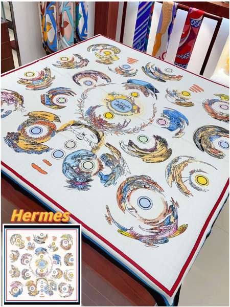 Streetwear Scarf Hermes 328806 size:140cm*140cm