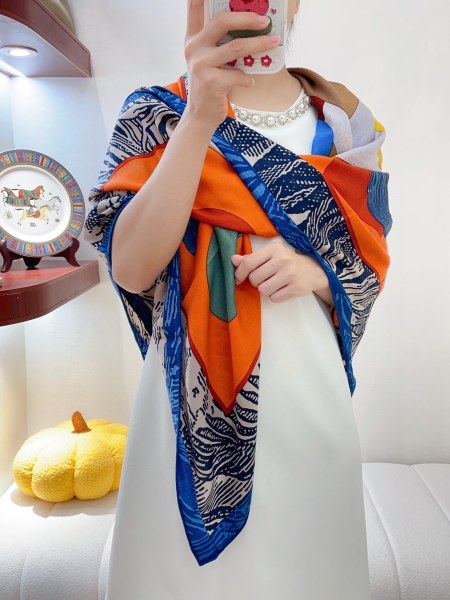 Streetwear Scarf Hermes 328845  SIZE:140cm*140cm