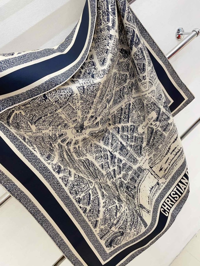 Streetwear Scarf Dior 328811 size:90*90cm
