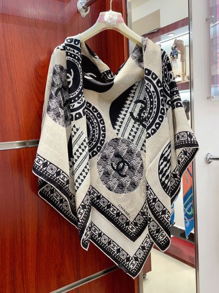Streetwear Scarf CHANEL 328804 size:140*140cm