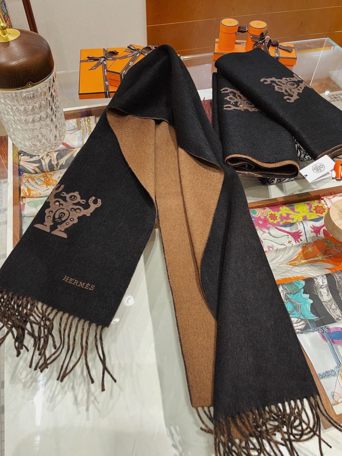 Streetwear Scarf Hermes 323815 size:180*35cm