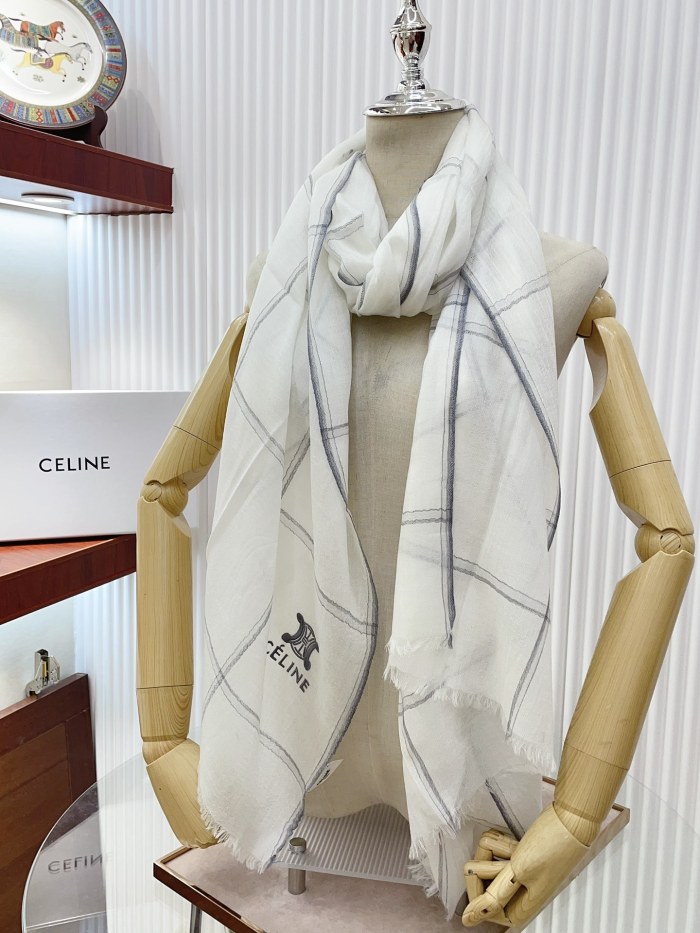 Streetwear Scarf CELINE 328847 SIZE:80*200cm