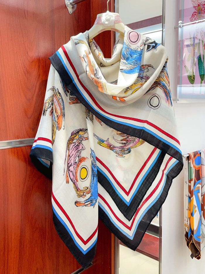 Streetwear Scarf Hermes 328806 size:140cm*140cm