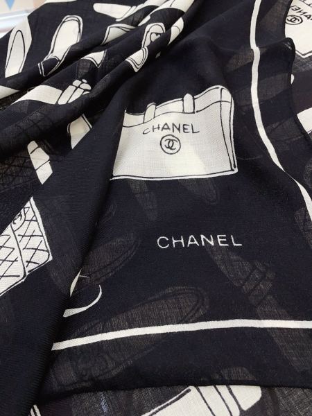 Streetwear Scarf CHANEL 328841 size:140*140cm