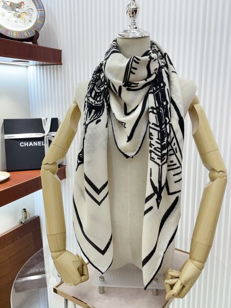 Streetwear Scarf CHANEL 328858 SIZE:140*140cm