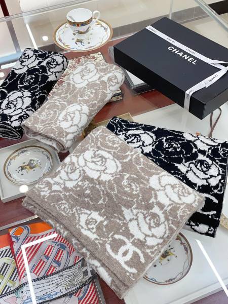 Streetwear Scarf CHANEL 328851 SIZE:30*180cm