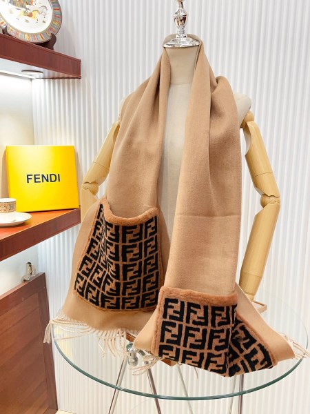 Streetwear Scarf FENDI 328835 size:38cm*210cm