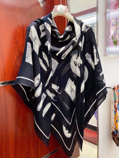Streetwear Scarf CHANEL 328841 size:140*140cm