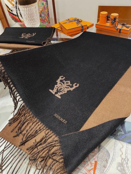 Streetwear Scarf Hermes 323815 size:180*35cm