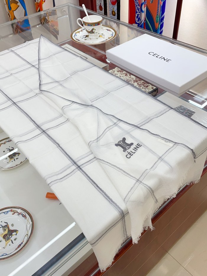 Streetwear Scarf CELINE 328847 SIZE:80*200cm