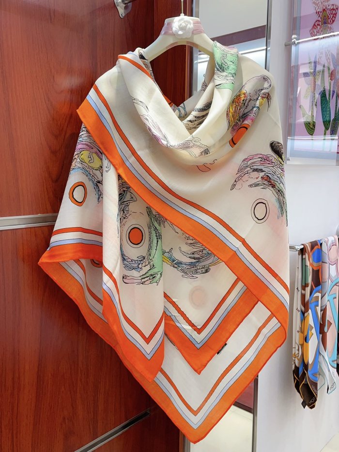 Streetwear Scarf Hermes 328807 size:140cm*140cm