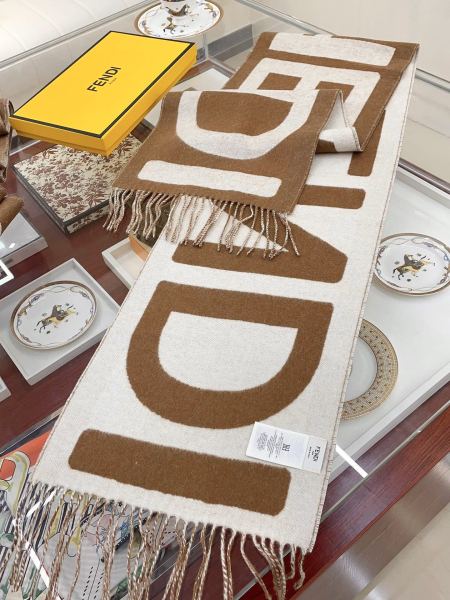 Streetwear Scarf FENDI 328838 size:30*180cm
