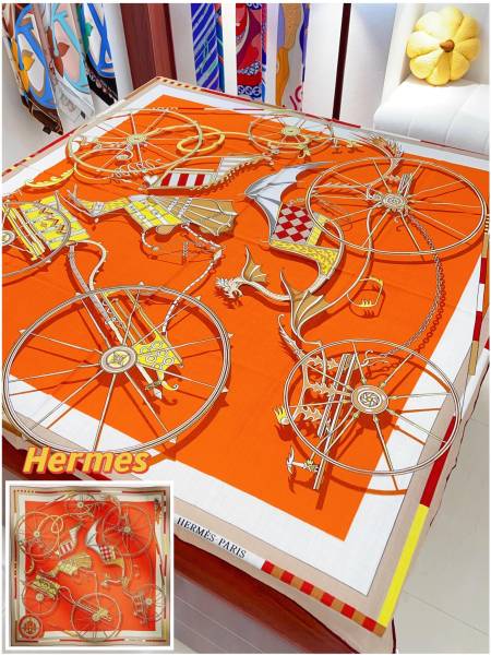 Streetwear Scarf Hermes  328800  SIZE:140cm*140cm