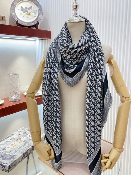 Streetwear Scarf Dior 328758 SIZE:140cm*140cm