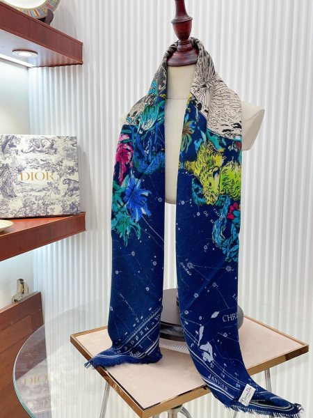 Streetwear Scarf Dior 328755 SIZE:110:110cm