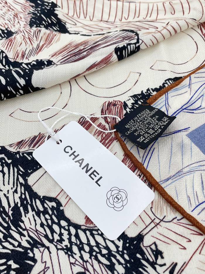 Streetwear Scarf CHANEL 328797 SIZE:140*140cm