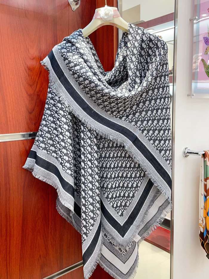 Streetwear Scarf Dior 328758 SIZE:140cm*140cm