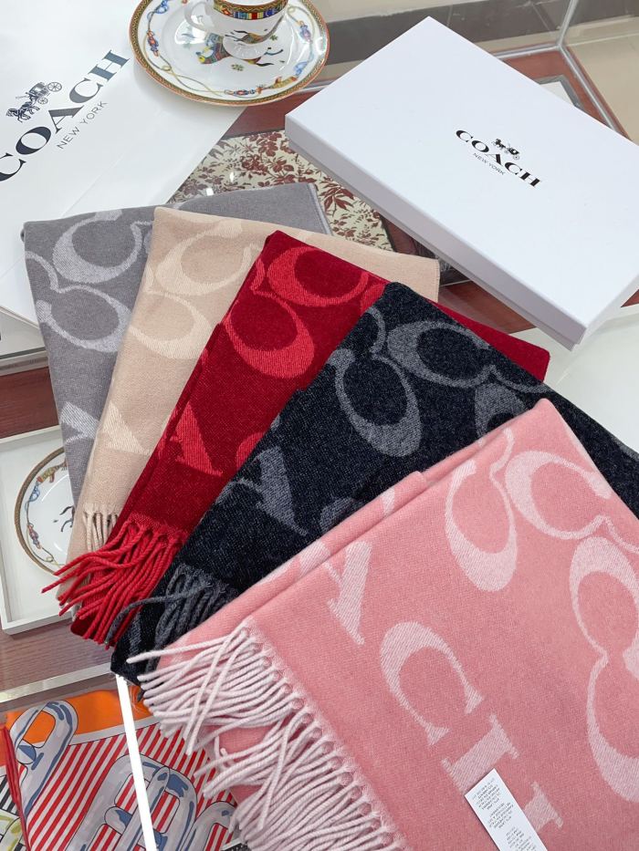 Streetwear Scarf COACH 328769 SIZE:195×53cm