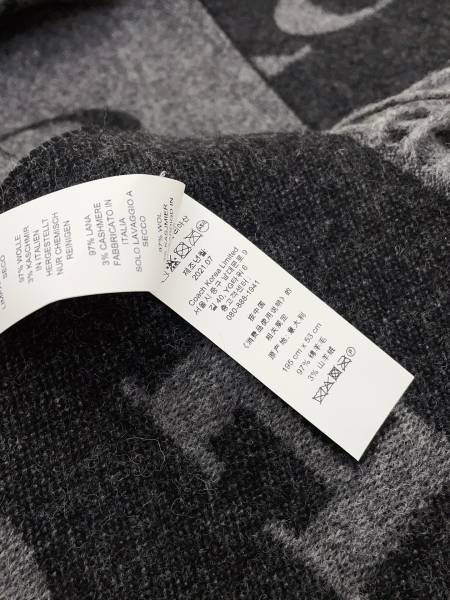 Streetwear Scarf COACH 328770 SIZE:195×53cm