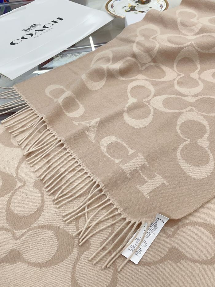 Streetwear Scarf COACH 328771 SIZE:195×53cm