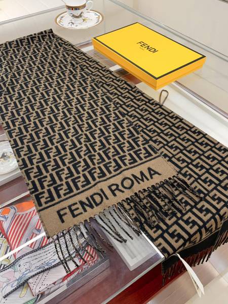 Streetwear Scarf FENDI 328754 SIZE:30x180