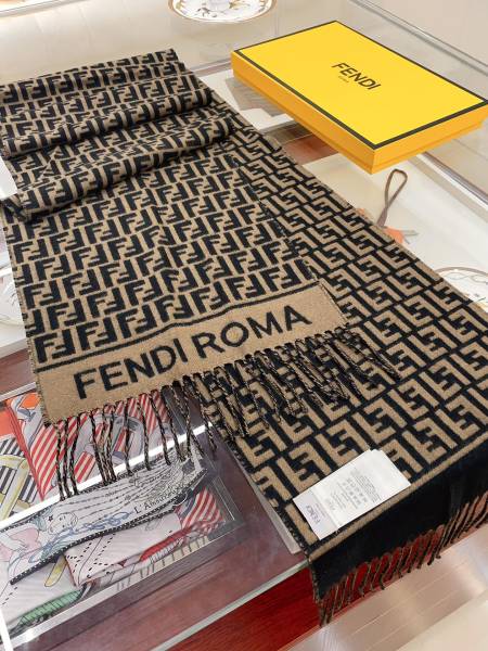 Streetwear Scarf FENDI 328754 SIZE:30x180