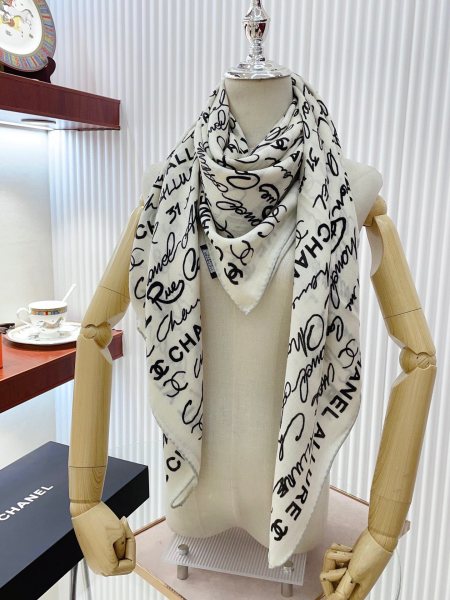 Streetwear Scarf CHANEL 328760 SIZE:140*140cm