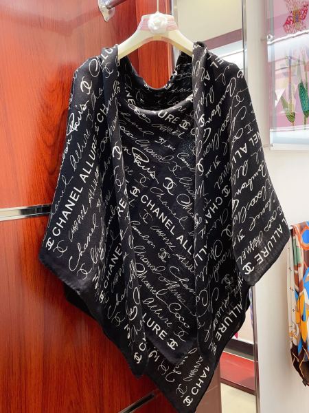 Streetwear Scarf CHANEL 328759 SIZE:140*140cm