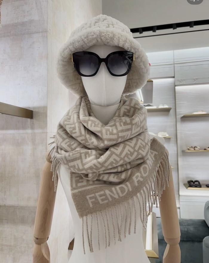 Streetwear Scarf FENDI  328753 SIZE:30x180cm